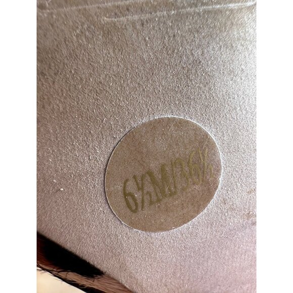 👗 2/$30 👗 Leopard Print Calf Hair Heels sz 6.5, 4" Heel - Picture 6 of 8